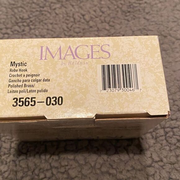 Images By Baldwin Solid Brass Robe Hook Mystic - Picture 9 of 10